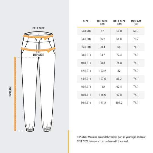 A photo of the Women's Hiking Pants - NH100 in use