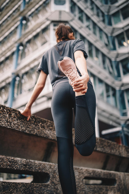 Kalenji Dry+ Feel Running Tights Women's, dark khaki Image 3 of 5