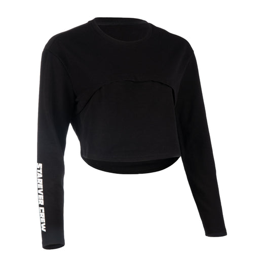 Domyos Adjustable Urban Dance Sweatshirt Women's, black Image 4 of 4