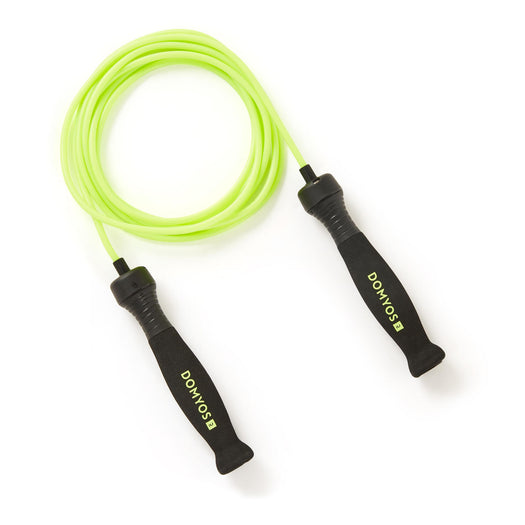 Domyos JR500 Foam Jump Rope, fluoresent lime yellow Image 6 of 6