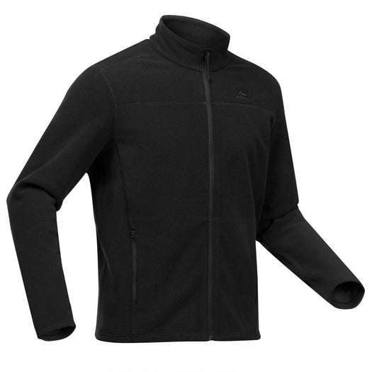 Quechua Men's MH120 Hiking Fleece Jacket, gray Image 4 of 4