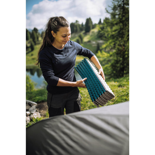 Women's Long-sleeve Merino Wool T-shirt - MT500, asphalt blue Image 1 of 10