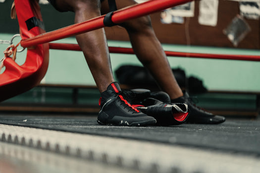 Outshock 500 Lightweight Flexible Boxing Shoes, black Image 2 of 5