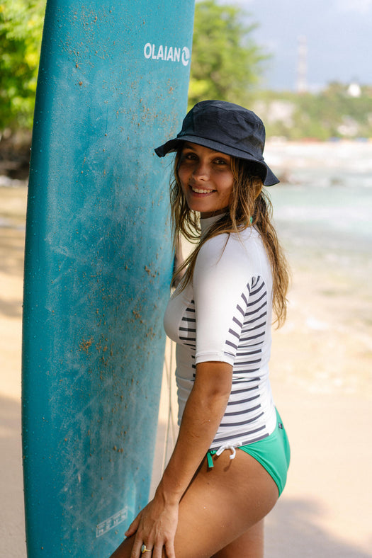 Surf Hat 500 Black, black Image 3 of 4