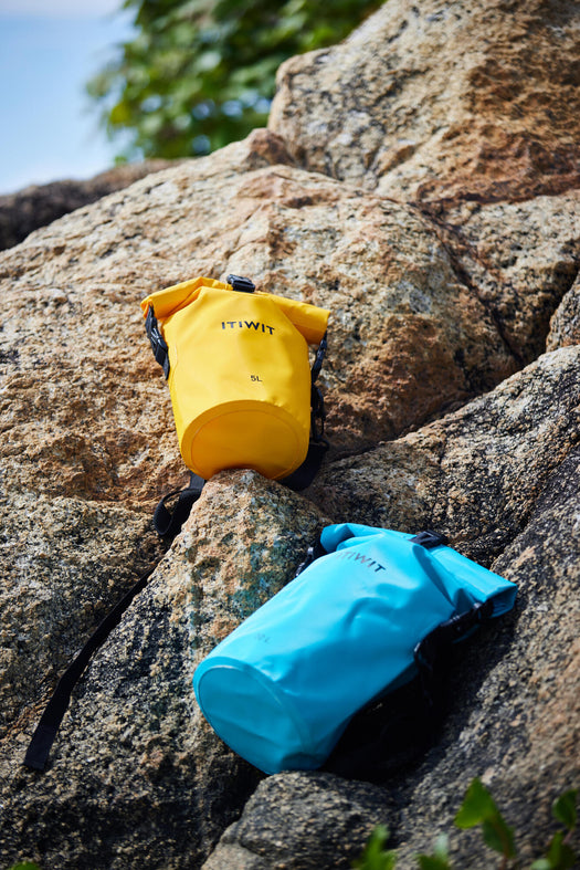 Itiwit IPX6 Waterproof Roll Top Dry Bag 10L w Carry Strap, aquamarine Image 2 of 4