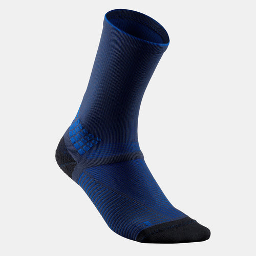 A photo of the Quechua Hike 500 High Hiking Socks - 2 Pair in use