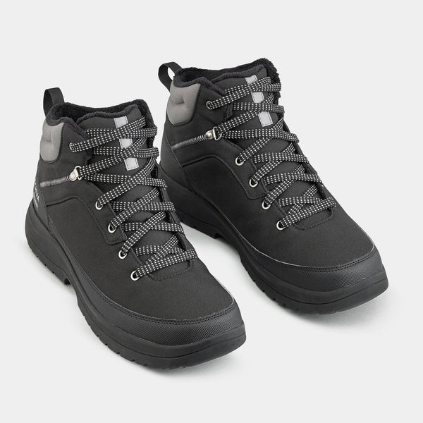 Quechua Men s warm and waterproof hiking boots SH100 Mid height Decathlon