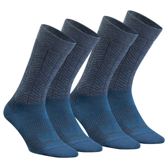 Quechua SH500 Mid Winter Hiking Warm Socks - 2-Pairs, Image of