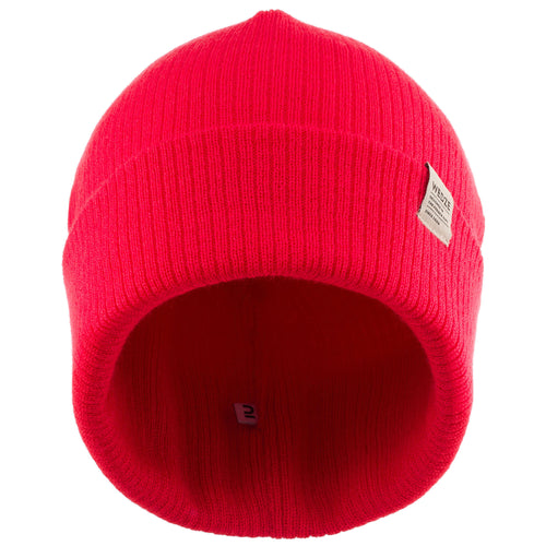 A photo of the Wedze Fisherman Ski Beanie in use