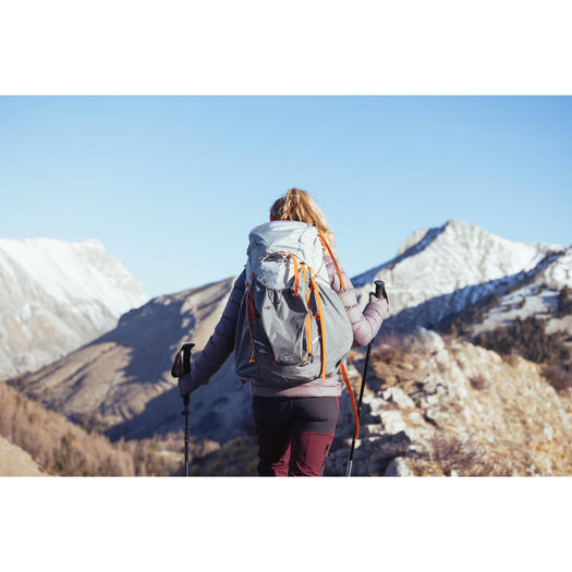 Women's Ultralight Backpacking Backpack 45+10 L - MT900 UL, steel gray Image 4 of 5