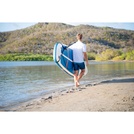 Itiwit Adult Ultra compact Large User >175lb Inflatable Stand Up Paddle, deep petrol blue Image 3 of 5