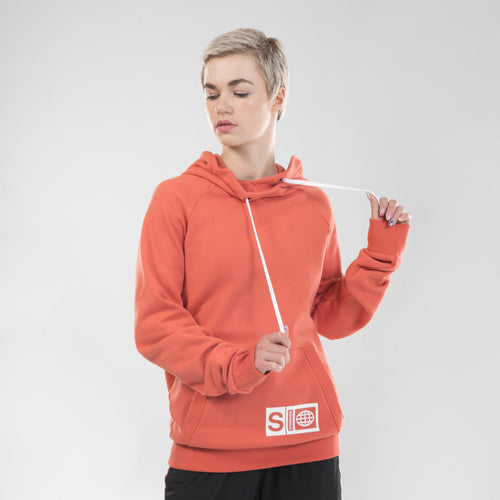 A photo of the Urban Dance Hooded Sweatshirt in use