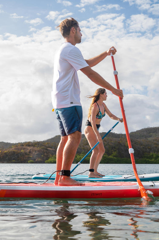 Paddle Ultra-compact 5-part stand-up paddle (160-220 cm orange)., blood orange Image 5 of 5