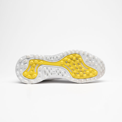 A photo of the Men's Golf Shoes - WW500 White in use