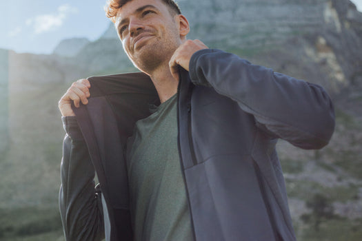 Quechua Men's MH520 Hood Hiking Fleece Jacket, dark blue Image 9 of 10