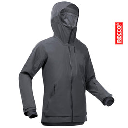 M SKI JACKET FR500 - Charcoal grey, Image of