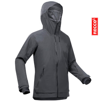 M SKI JACKET FR500 - Charcoal grey, Image of