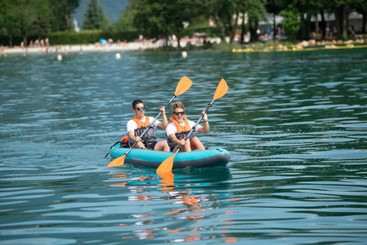 Itiwit X100 Inflatable Recreational Touring Sit-on-top Kayak 1 to 3 person 540lb, blue Image 1 of 5