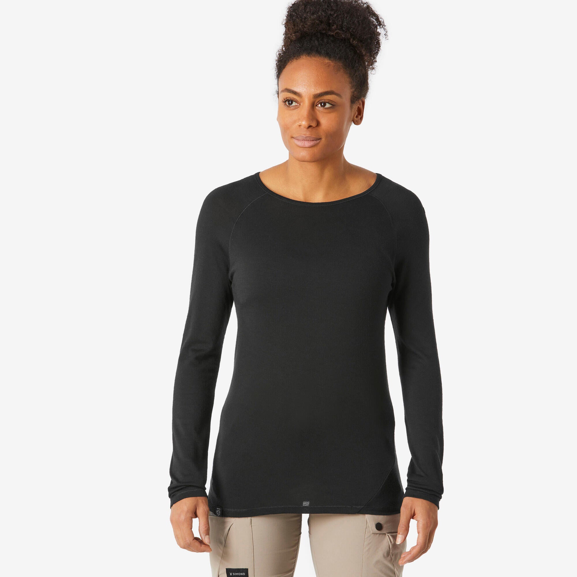 Simond Women's MT500 Long-sleeve 100% Merino Wool Shirt – Decathlon