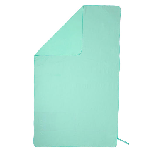 Nabaiji Compact Beach Travel Camping Hiking Microfiber Towel, pale mint Image 3 of 3