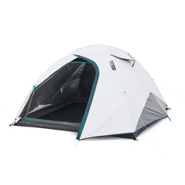 Quechua MH100 Fresh & Black Waterproof Camping Tent 3 Person, Image of