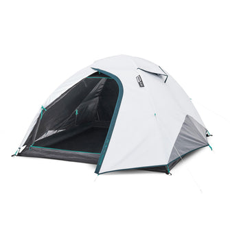 Quechua MH100 Fresh & Black Waterproof Camping Tent 3 Person, Image of