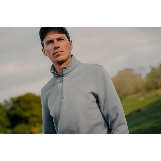 Men's Golf Sweatshirt - MW500 Grey, squirrel gray Image 6 of 10