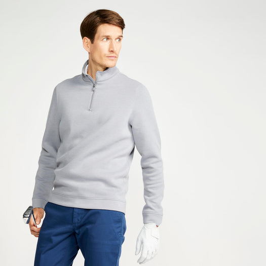 Men's Golf Sweatshirt - MW500 Grey, squirrel gray Image 10 of 10