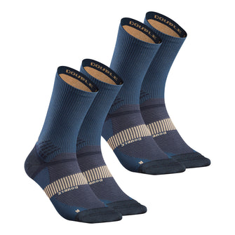 Quechua MH 900 Hiking Double High Socks - 2 Pairs, Image of