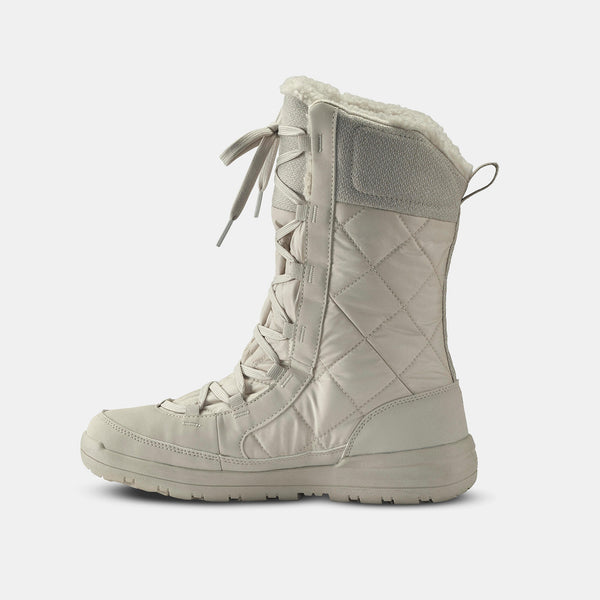 Women's waterproof warm snow boots - SH500 high boot