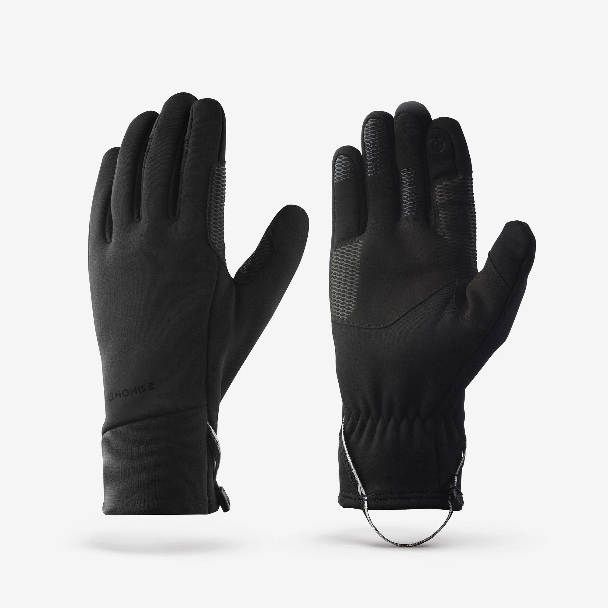 Simond Adult MT500 Warm Touchscreen Gloves Graphite Black / S