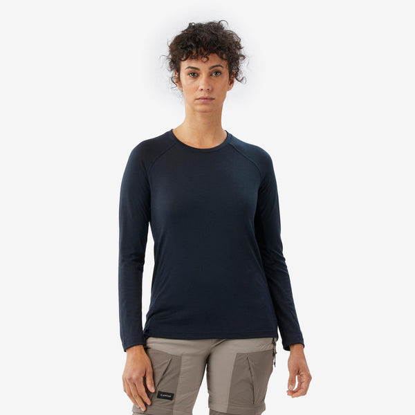Forclaz Women's Merino Wool Long-Sleeved T-Shirt Merino