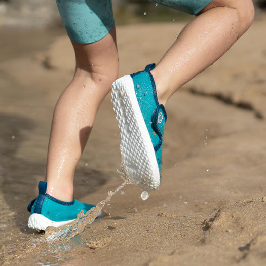 Subea SNK 100 Mesh Water Shoes w Velcro babies, dark peacock blue Image 8 of 9