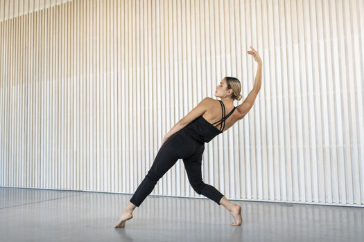 Women's Loose Modern Dance Jazz Jumpsuit - Black, black Image 1 of 3