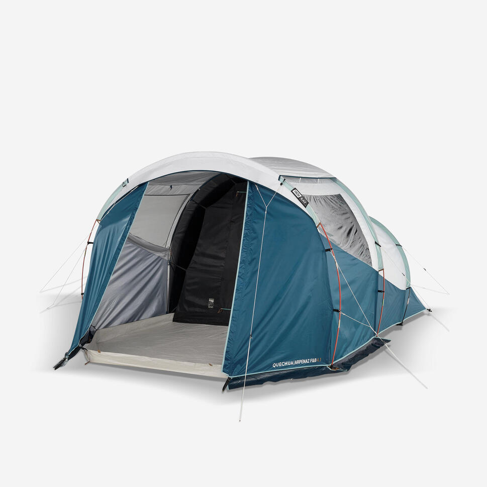 Arpenaz 4.1 Fresh & Black Camping Tent - 4-person – Decathlon