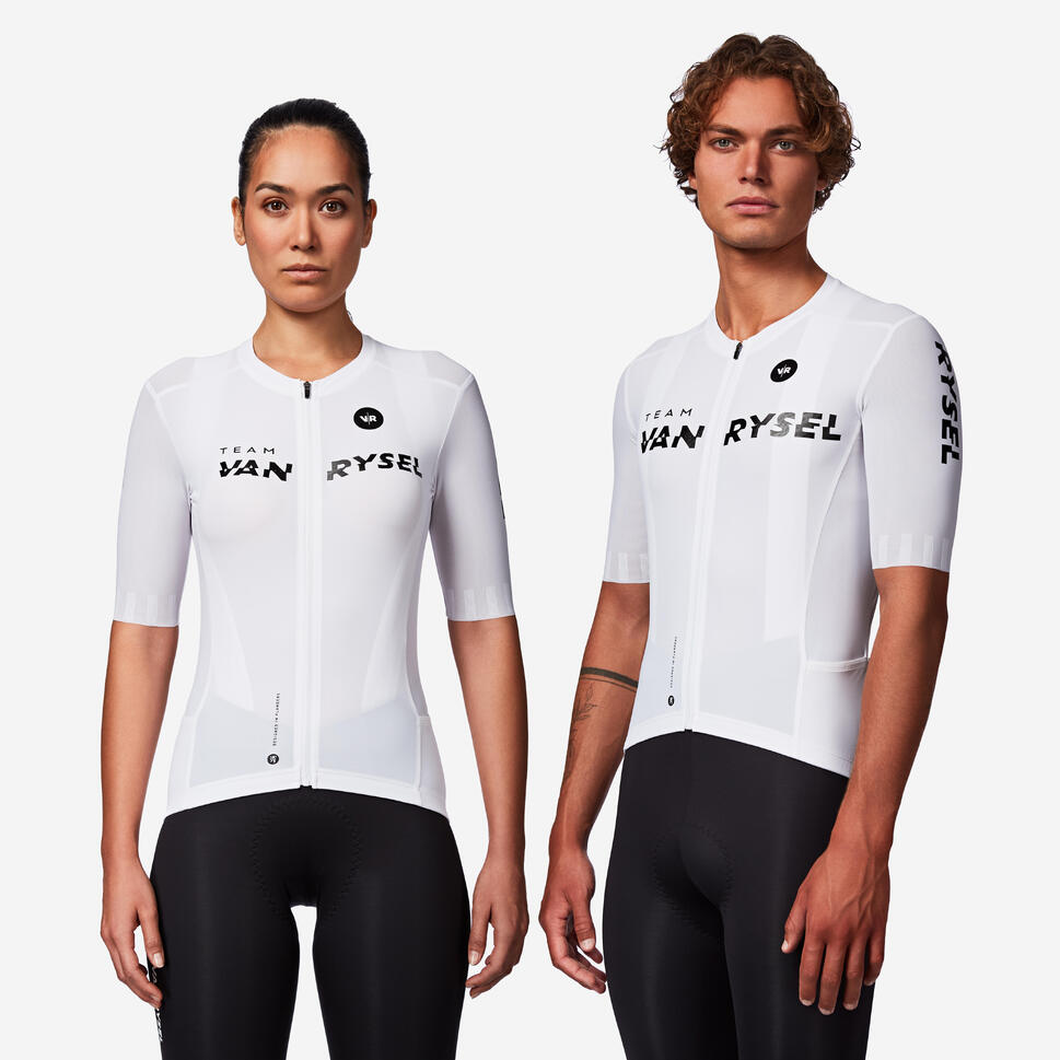 VAN RYSEL サイクルジャージ ワンピース Van Rysel Unisex RCR-R 2 Short-Sleeved Cycling Jersey – Decathlon