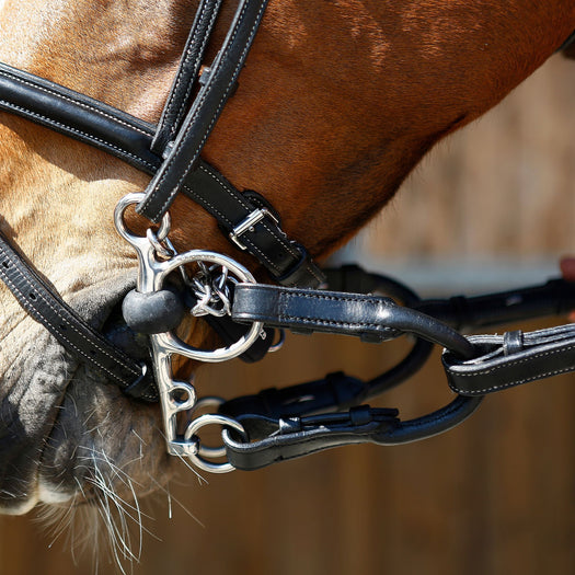 Horse Riding Pelham Attachments For Horse Or Pony, brown Image 2 of 4