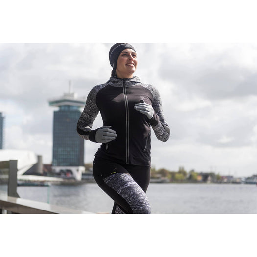 Women's Running Tights - Run Warm+ Night, black Image 2 of 4