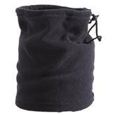 ADULT SKI FLEECE NECK-WARMER - TANKA - BLACK, Image of