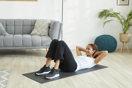 Nyamba 100 Basic Exercise Mat 55'' x 20'' x 6.5mm, black Image 3 of 5