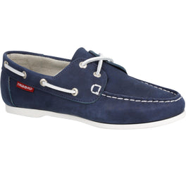 Navy Blue CR500 Women's Boat Shoes, Image of