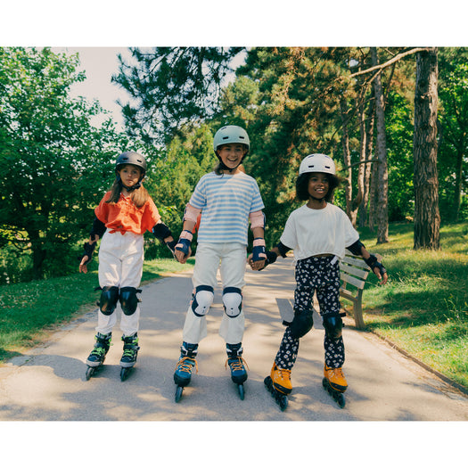 Kids' 3x2 Skating Scooter Skateboard Protectors Set Play - Black, black Image 3 of 5