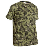 Short-Sleeved Cotton Camouflage Hunting T-Shirt Men's, Image of