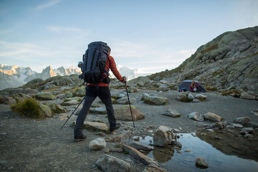 MT900 Water-Repellent and Windproof Backpacking Pants Men's, carbon gray Image 5 of 5