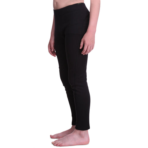 A photo of the Kids' Ski Base Layer Bottoms BL100 - Black in use