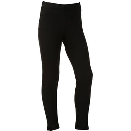 Kids' Ski Base Layer Bottoms BL100 - Black, Image of