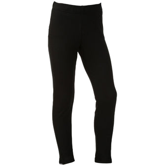 Kids' Ski Base Layer Bottoms BL100 - Black, Image of