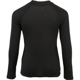 Kids' Ski Base Layer Top - BL 100 - Black, Image of
