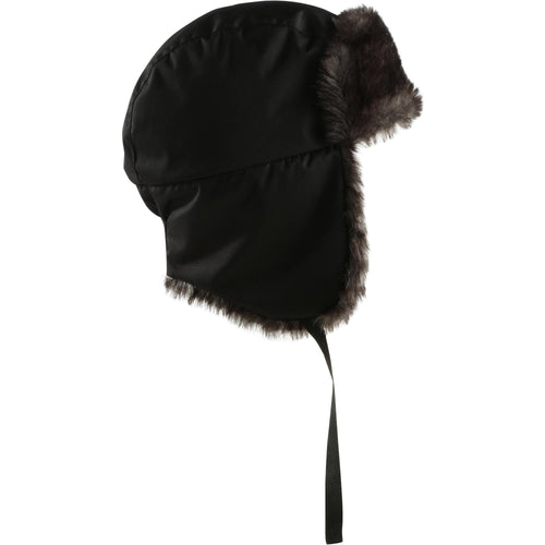 A photo of the Wedze Firstheat Faux Fur Trapper Hat Ushanka in use