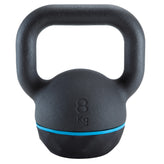 Kettlebell 8kg Cast Iron & Rubber Base, Image of
